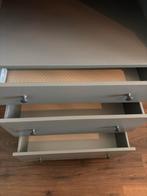 Grijze Ladekast met 3 Laden, Huis en Inrichting, Ophalen, Overige materialen, Gebruikt, 100 tot 150 cm