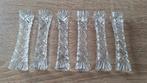 Kristallen messenleggers 6 X, Antiek en Kunst, Antiek | Glas en Kristal, Ophalen of Verzenden
