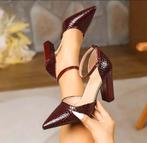 Pumps bordeaux rood, Ophalen of Verzenden, Nieuw, Rood