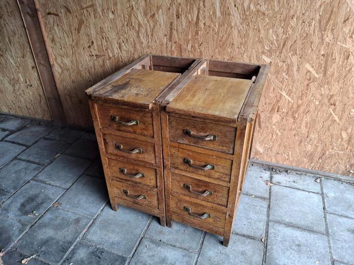 Ladenkast eigen ontwerp antiek retro vintage, Huis en Inrichting, Kasten | Ladekasten, Gebruikt, Minder dan 100 cm, 50 tot 100 cm