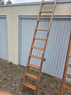Houten Zoldertrap Ladder, Gebruikt, Ophalen of Verzenden, Ladder, Opvouwbaar of Inschuifbaar