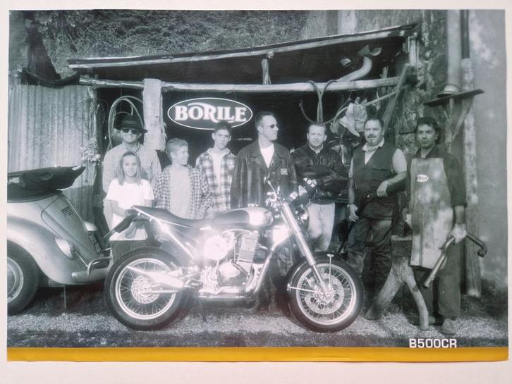 Borile moto folder, Motoren, Handleidingen en Instructieboekjes, Overige merken, Ophalen of Verzenden