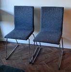 Eetkamerstoelen 5x antraciet., Ophalen of Verzenden, Zo goed als nieuw, Grijs, Vijf, Zes of meer stoelen