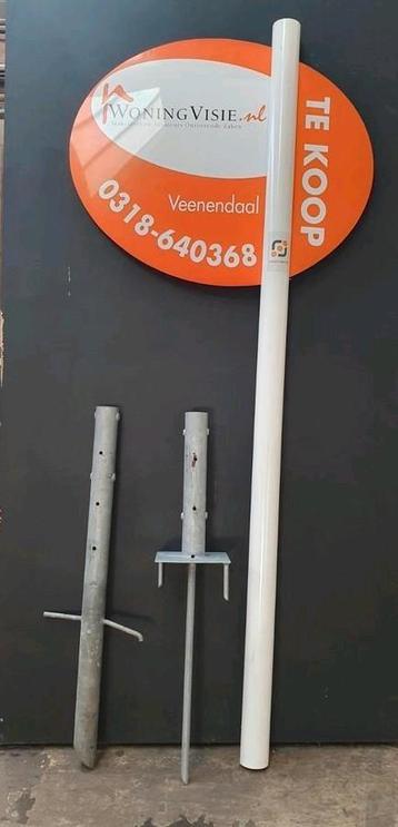 Makelaarsbord Ovaal Compleet - 10 stuks beschikbaar voor biedingen