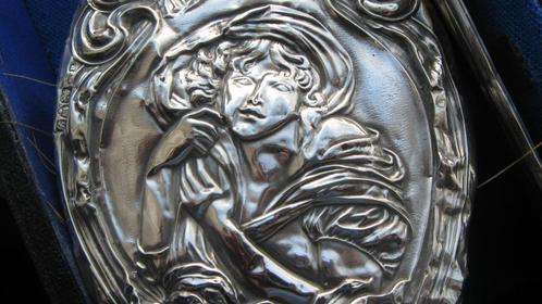 Zilveren haarborstel set (Chester 1907), Antiek en Kunst, Antiek | Goud en Zilver, Zilver, Verzenden