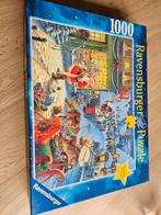Ravensburger Kerstpuzzel 1000 stukjes, Ophalen, 500 t/m 1500 stukjes, Zo goed als nieuw, Legpuzzel