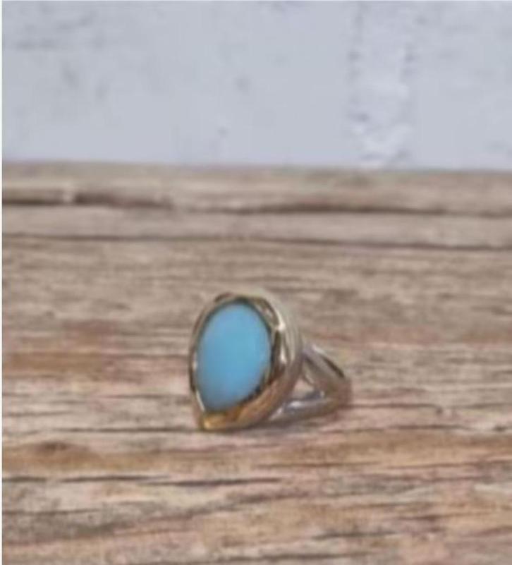Tirisi Moda - Prachtige ring maat 55 - Goud en Zilver, Sieraden, Tassen en Uiterlijk, Ringen, Zo goed als nieuw, Dame, Goud, Goud