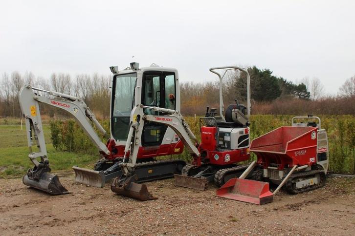 Mini gravers Te Huur in zeeland, Tuin en Terras, Tegels en Klinkers, Zo goed als nieuw, Overige typen, Beton, 10 m² of meer, Ophalen