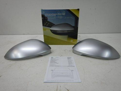 VW Golf 8 R/ID3 Spiegelkappen Set Links+Rechts Matte Chrome, Auto-onderdelen, Spiegels, Volkswagen, Gebruikt, Ophalen of Verzenden