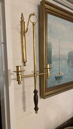 Messing wandkandelaar, Antiek en Kunst, Ophalen of Verzenden, Koper of Brons