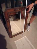 Vintage spiegel, Ophalen, Rechthoekig, Minder dan 50 cm, Minder dan 100 cm