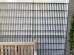 Dubbelstaafshekwerk = 2 stuks 220 x 183 tuin schutting hek, Ophalen, Minder dan 3 meter, Zo goed als nieuw, 2 meter of meer