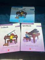 Hal leonard pianomethode deel 1 en 2, Muziek en Instrumenten, Ophalen of Verzenden, Zo goed als nieuw, Les of Cursus