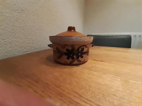 mini terra cotta pannetje, Huis en Inrichting, Keuken | Potten en Pannen, Zo goed als nieuw, Pot, Bus of Blik, Overige materialen