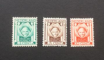 NVPH 141-143 postfris  beschikbaar voor biedingen