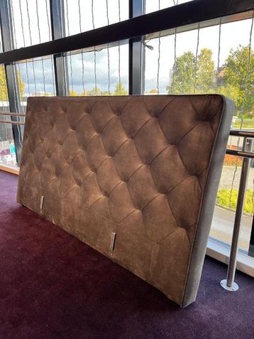 Hoofdbord klassiek genopt 220x120x14 cm blauwgrijs  beschikbaar voor biedingen