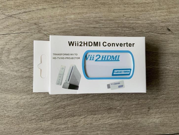 Wii HDMI Adapter - Wii2HDMI, Spelcomputers en Games, Games | Nintendo Wii, Nieuw, Avontuur en Actie, 1 speler, Vanaf 3 jaar, Ophalen of Verzenden