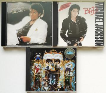 Michael Jackson - Thriller + Bad + Dangerous beschikbaar voor biedingen