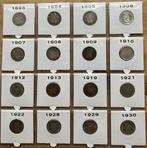 complete serie halve guldens Wilhelmina (1898 - 1930), Ophalen, ½ gulden, Setje, Zilver