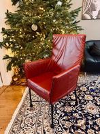 6  Montis Chaplin stoelen Leer Rood - Designklassiekers, Huis en Inrichting, Stoelen, Ophalen, Leer, Zo goed als nieuw, Leer