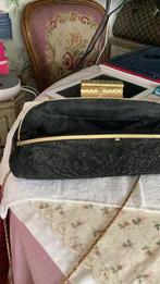 Tas oud pungaaf vol met kraaltjes, Verzenden, Zo goed als nieuw