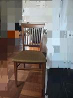 6 degelijke eetkamerstoelen, Huis en Inrichting, Stoelen, Ophalen, Gebruikt, Bruin, Vijf, Zes of meer stoelen