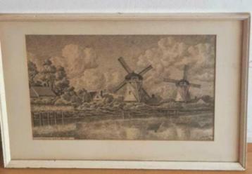 riviergezicht aan de IJSSEL dr. André J de Groot 1948 beschikbaar voor biedingen