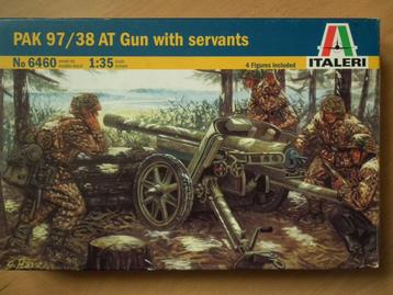 Italeri 6460, PAK 97/35 with servants, 1/35 beschikbaar voor biedingen