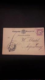 3) 9 oude postkaarten Königreich Bayern, eind 1800, Ophalen of Verzenden, Briefkaart