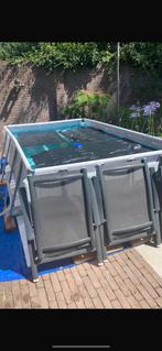 Bestway zwembad 2,82mx1,96m  z.g.a.n, Tuin en Terras, Zwembaden, Ophalen, Zo goed als nieuw, 200 tot 400 cm, Rechthoekig