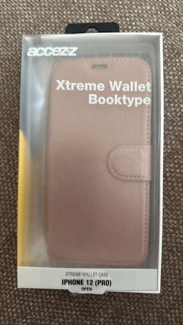 Telefoonhoesje iPhone 12 (pro) roze beschikbaar voor biedingen