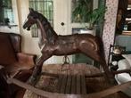 Houten paarden, hobbelpaard, decoratie, Antiek en Kunst, Ophalen