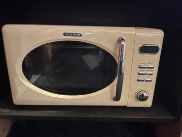 Magnetron Retro vrijstaand 20 liter Pastel Beige 700W NIEUW beschikbaar voor biedingen