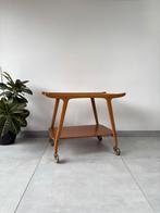 Vintage Serveerwagentje Jaren 60 Deens design, Ophalen, Zo goed als nieuw, 60 cm of meer, Rechthoekig