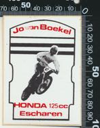 Sticker: Jo van Boekel - Honda 125 CC - Escharen (2), Verzamelen, Stickers, Auto of Motor, Ophalen of Verzenden
