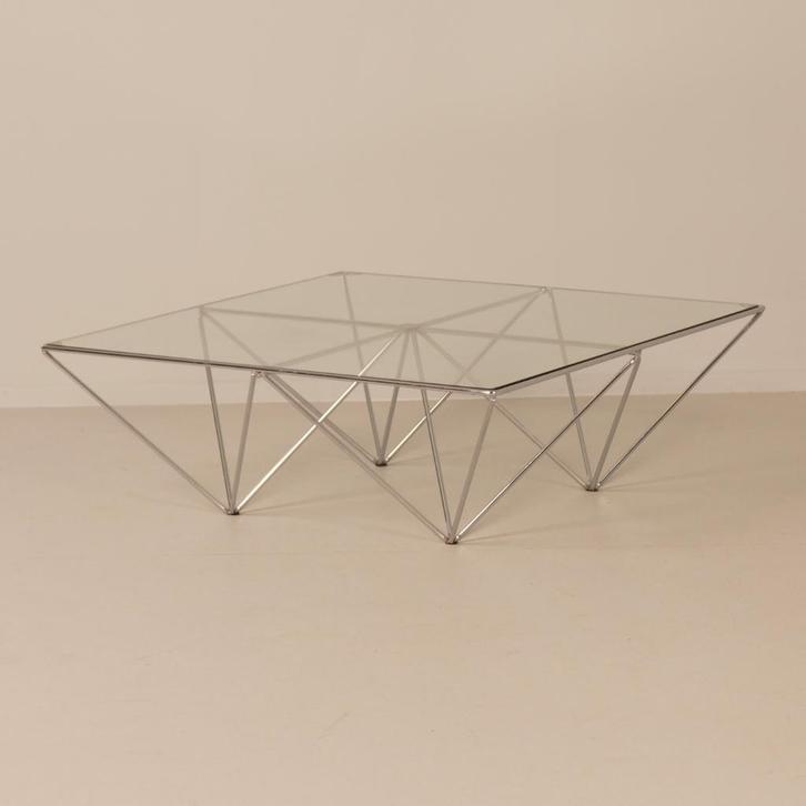 Piramide Salontafel in de stijl van Paolo Piva, 1980s, Huis en Inrichting, Tafels | Salontafels, Gebruikt, Minder dan 50 cm, 50 tot 100 cm