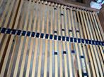2-persoons bed 80x200 (zonder matrassen), Ophalen, Gebruikt, Bruin, Tweepersoons