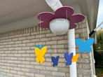 Meisjes Plafondlamp - Vlinders, Huis en Inrichting, Lampen | Hanglampen, Ophalen, Zo goed als nieuw, Kunststof, Minder dan 50 cm