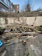 Hout van schutting gratis af te halen (voor haard), Tuin en Terras, 3 tot 6 m³, Ophalen, Overige houtsoorten, Stammen