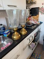 2 glazen vazen, Huis en Inrichting, Ophalen