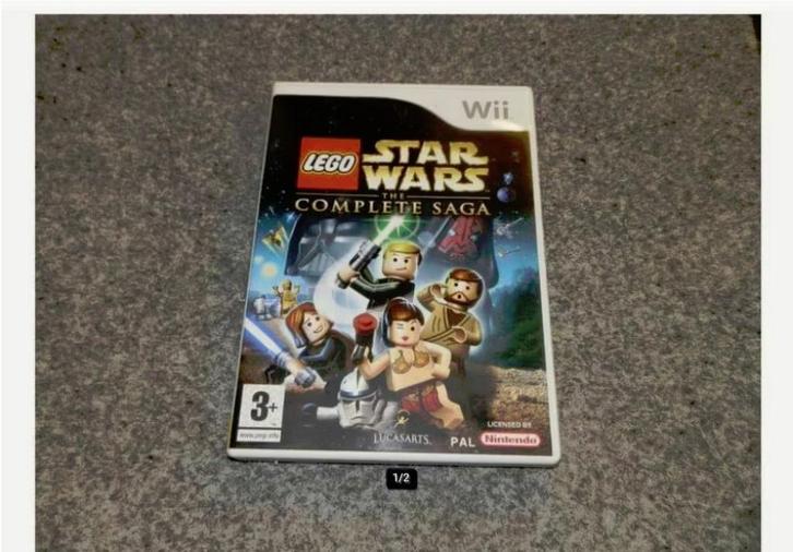 Wii spel lego star wars the complete saga, Spelcomputers en Games, Games | Nintendo Wii, Zo goed als nieuw, Avontuur en Actie