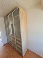 Pax kledingkast 2m veel lades glas deuren. Monteren/Leveren, Huis en Inrichting, Kasten | Kledingkasten, 200 cm of meer, Ikea