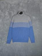 Thomas Maine Merino Wol Kol Trui Rolkraag Grijs Blauw Streep, ., Ophalen of Verzenden, Zo goed als nieuw, .