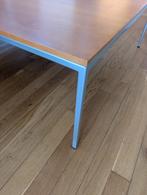 Kersenhouten desing salon tafel 100 x 100 cm vierkant, Ophalen, Gebruikt, 50 tot 100 cm, Design