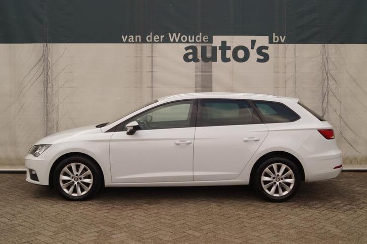 Seat Leon ST 1.6 TDI 115pk Style -NAVI-ECC-PDC-, Auto's, Seat, Bedrijf, Leon, ABS, Airbags, Airconditioning, Android Auto, Bluetooth