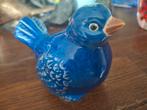 Leuk beeldje blauwe vogel vintage, Ophalen of Verzenden, Zo goed als nieuw