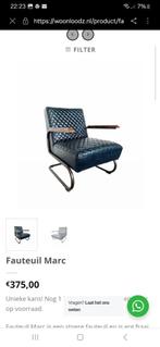 Design Fautuile Marc {banken loods}, Huis en Inrichting, Fauteuils, Ophalen, Gebruikt, Metaal