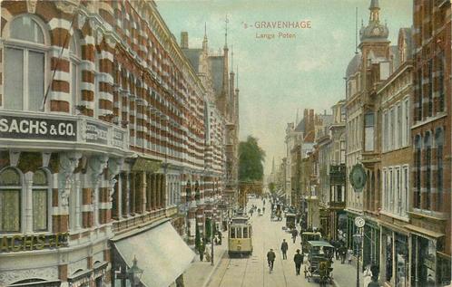 (379-160-029) Den Haag  Lange Poten, Verzamelen, Ansichtkaarten | Nederland, Zuid-Holland, Verzenden