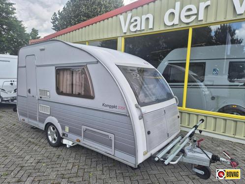 Kip Kompakt 37 EK mover,fietsenrek, Caravans en Kamperen, Caravans, Bedrijf, tot en met 2, 500 - 750 kg, Treinzit, Kip, Lengtebed