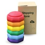 Set 6 stapelstenen - Regenboog kleuren/ Balansstenen, Kinderen en Baby's, Speelgoed | Bouwstenen, Nieuw, Overige merken, Ophalen of Verzenden